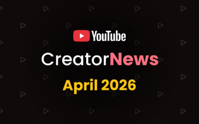 YouTube Creator News April 2026 — deepfake reckoning + more