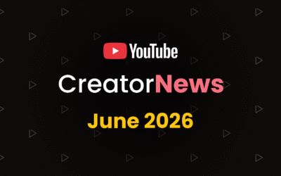 YouTube creator news June 2026: AI rights, $1B creators