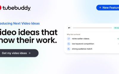 How to find YouTube video ideas that perform: Next Video Ideas